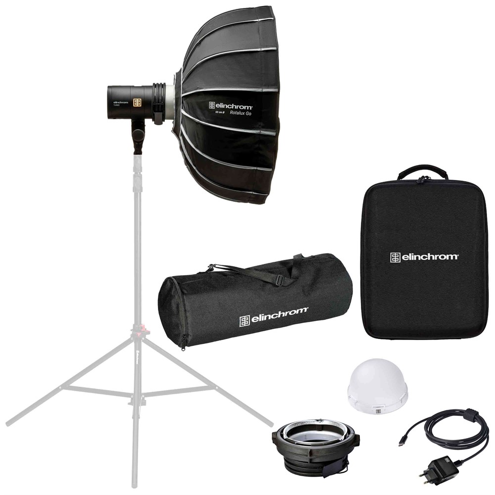 Elinchrom THREE Off Camera Flash Portrait Kit