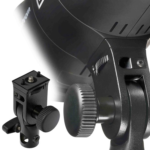 Strong, detachable light stand mount