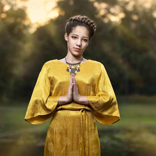 Nice balance between existing light and flash light