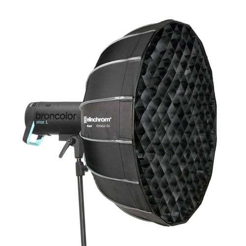 Adapter for mounting Rotalux Go on broncolor