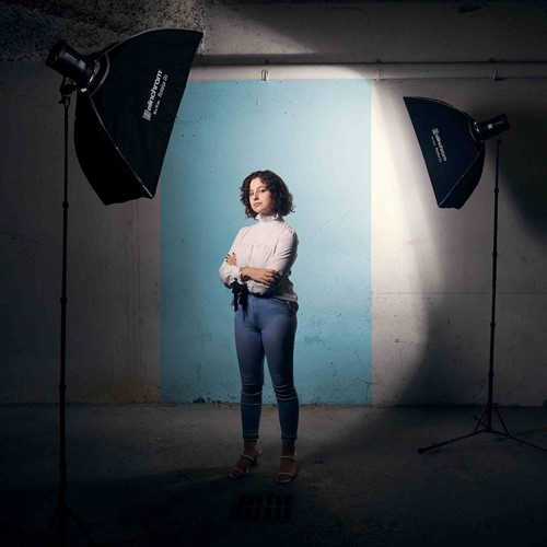 Rotalux Go 35x75cm studio set-up