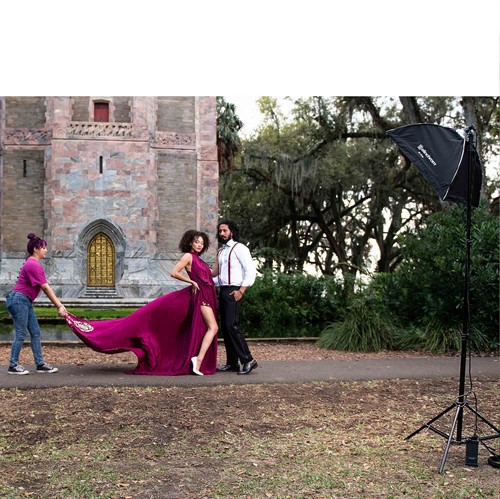 On-location Stripbox 35x75cm