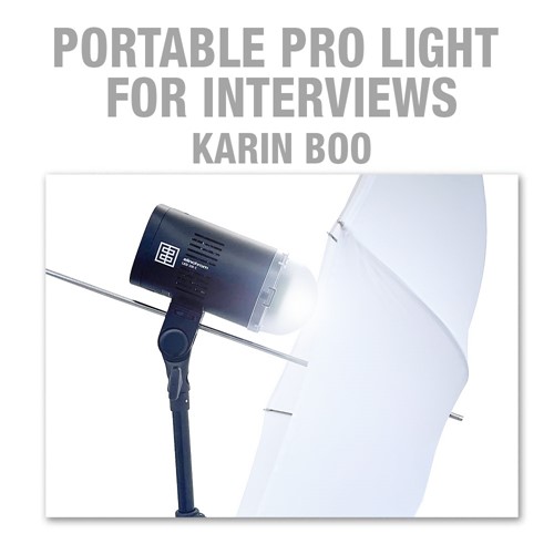 Pro lighting for interviews